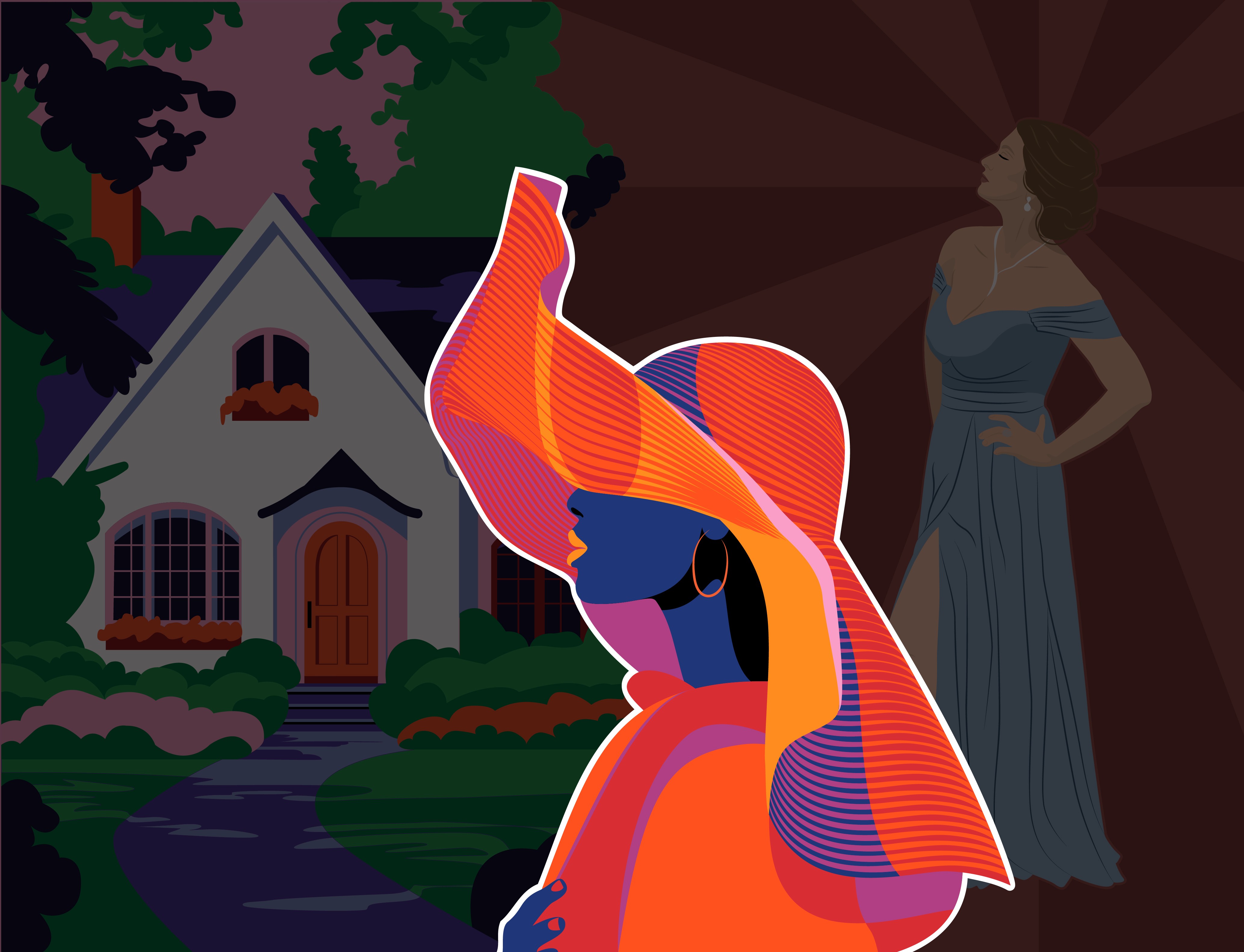 Three digital illustrations
